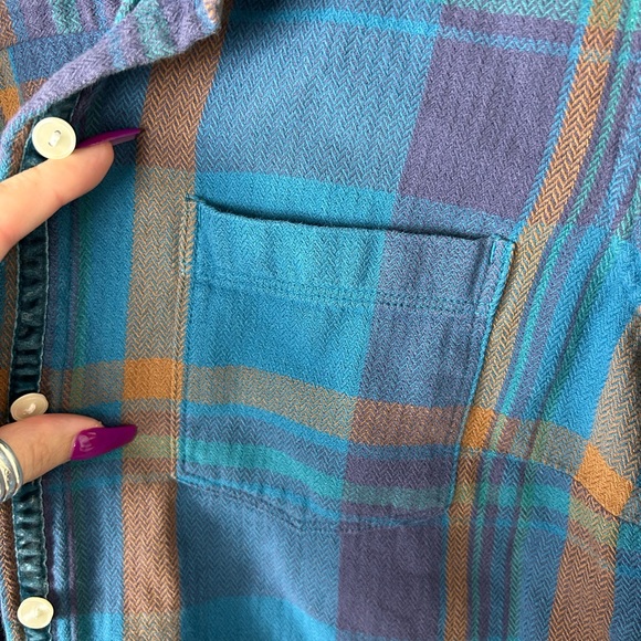 Lucky Brand | Bungalow Plaid Flannel Shirt - Picture 5 of 15